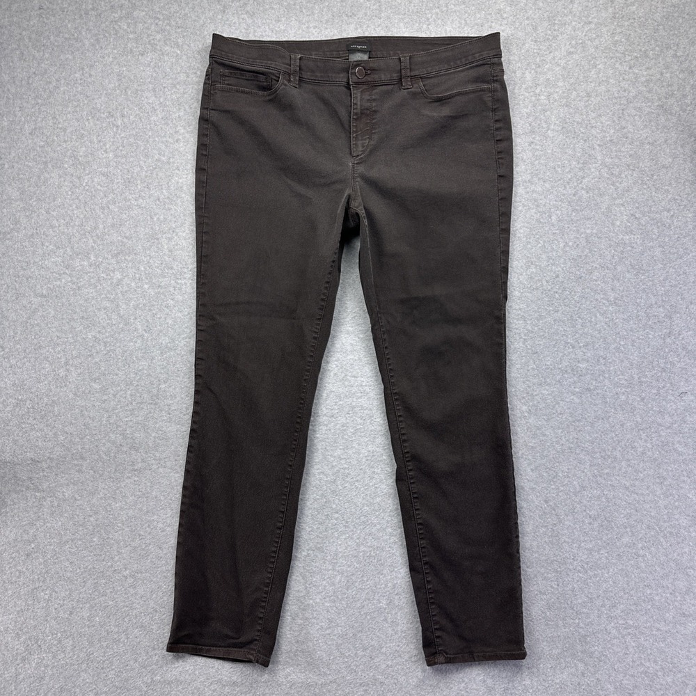 Ann Taylor‎ Modern Stretch Women's Black Jeans Size 14